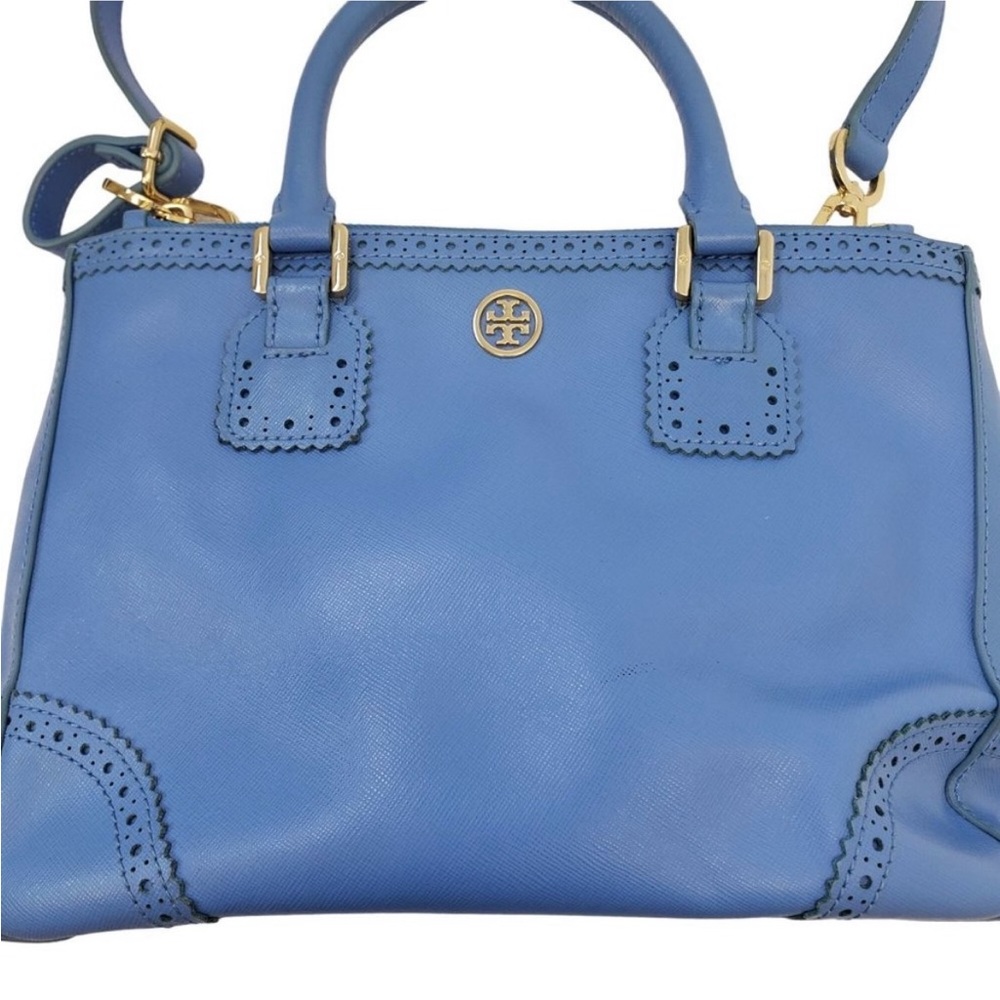 Tory Burch Robinson Saffiano Leather Convertible Crossbody Bag - Picture 6 of 13